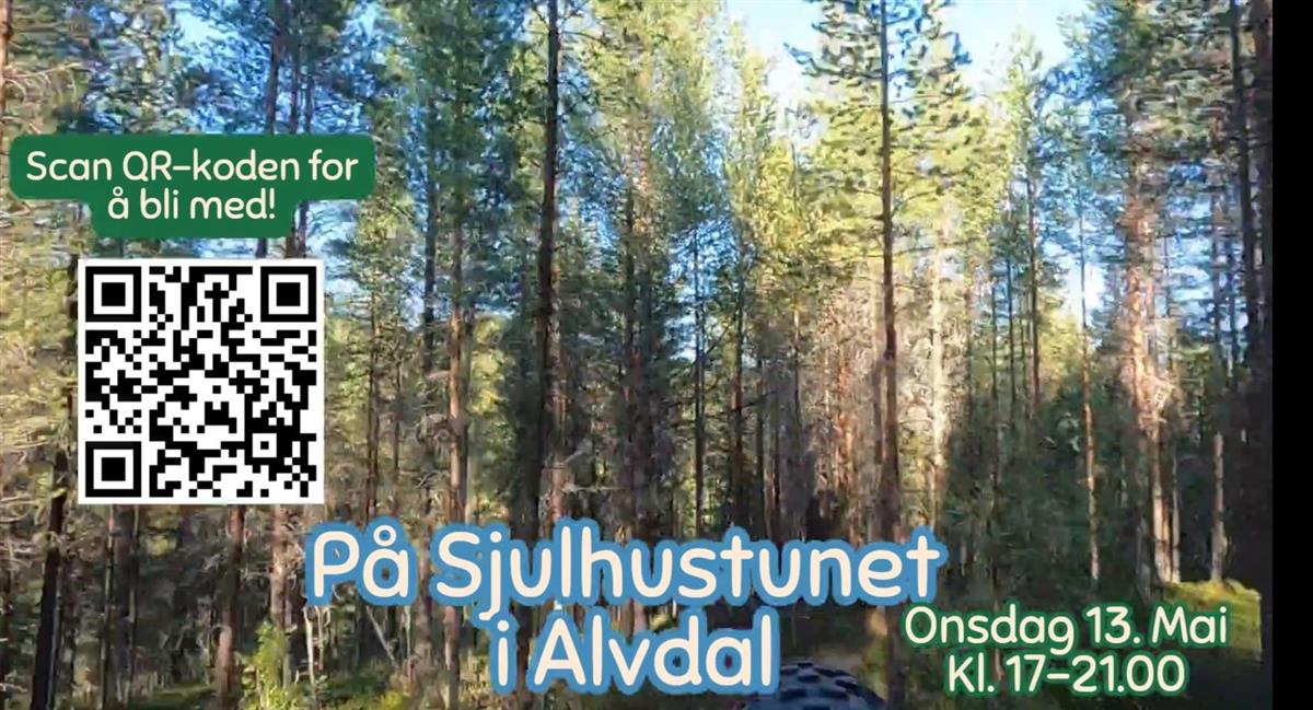 plakat med tekst om innafor i Alvdal