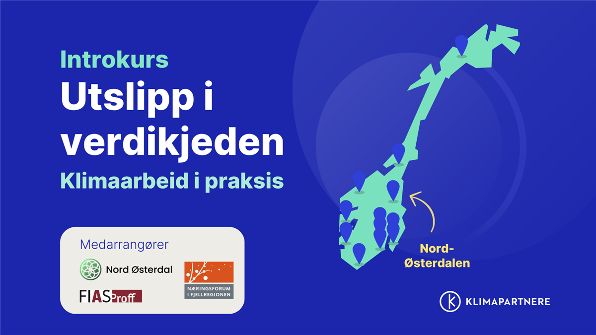 Introkurs - Utsllipp i verdikjeden. Klimaarbeid i praksis
