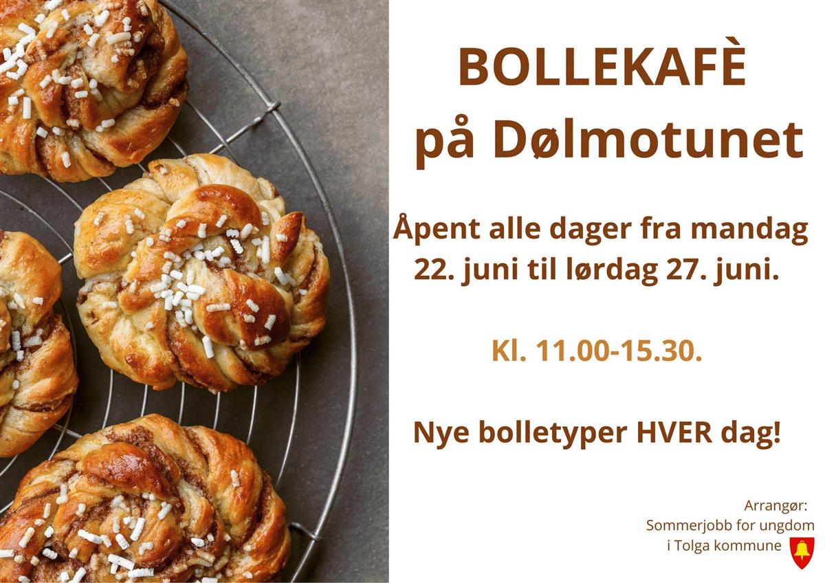 plakat med bilde av boller